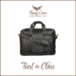 Tawny Cuero Black Laptop Bag