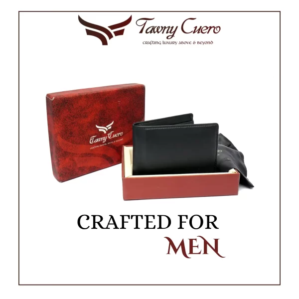 Tawny Cuero Black Men Wallet