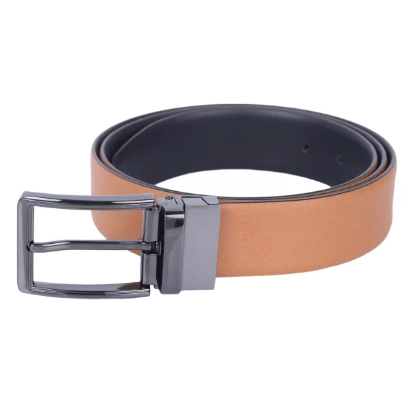 Tawny Cuero Black/Tan Men Belt