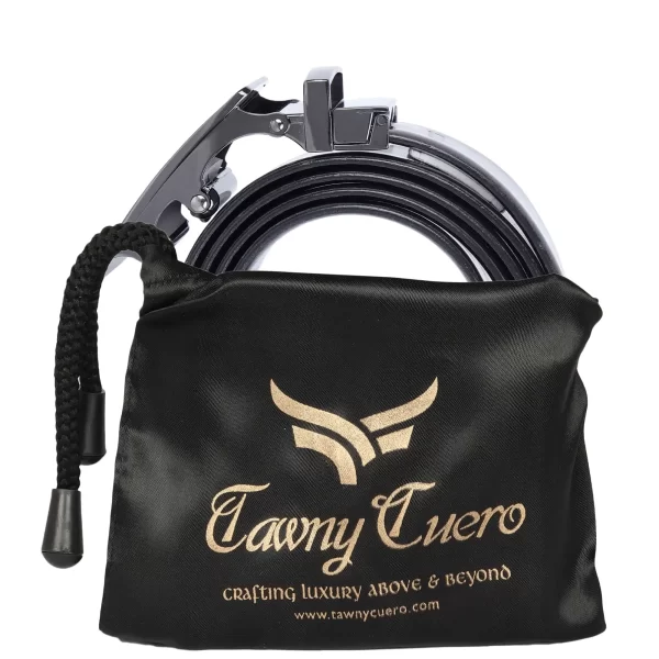 Tawny Cuero Black/Brown Men Belt