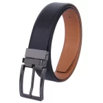 Tawny Cuero Black/Tan Men Belt