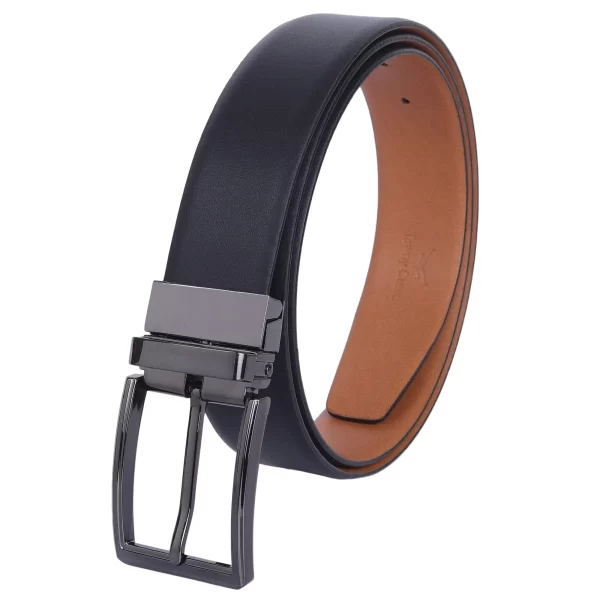 Tawny Cuero Black/Tan Men Belt