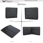 Tawny Cuero Black Men Wallet