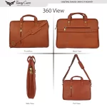 Tawny Cuero Brown Laptop Bag