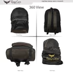 Tawny Cuero Black Back-Pack Bag