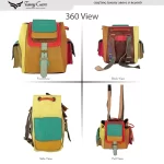 Tawny Cuero Ladies Back-Pack Multi Colour Bag