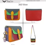 Tawny Cuero Ladies Sling Multi Colour Bag