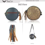 Tawny Cuero Ladies Sling Multi Colour Bag