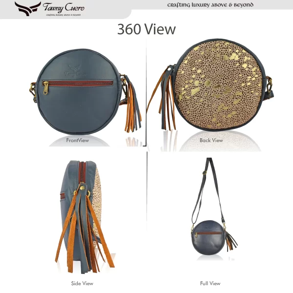 Tawny Cuero Ladies Sling Multi Colour Bag