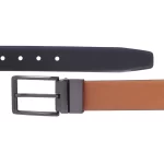 Tawny Cuero Black/Tan Men Belt