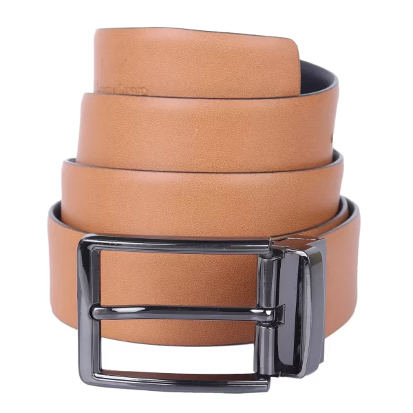 Tawny Cuero Black/Tan Men Belt