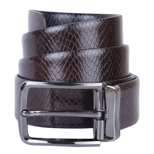 Tawny Cuero Black/Brown Men Belt
