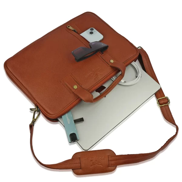 Tawny Cuero Brown Laptop Bag
