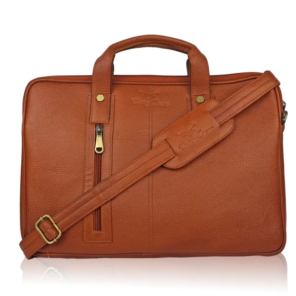 Tawny Cuero Brown Laptop Bag
