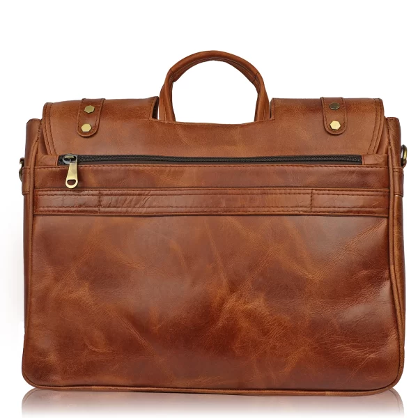 Tawny Cuero Brown Laptop Bag