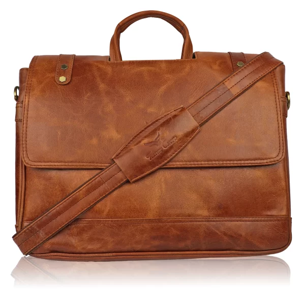 Tawny Cuero Brown Laptop Bag