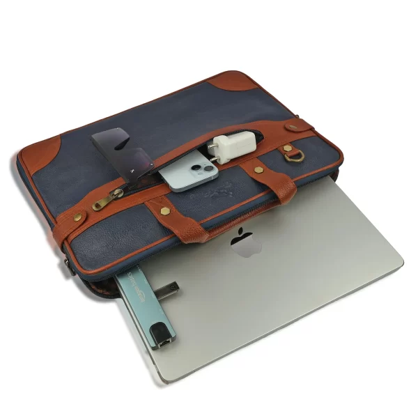 Tawny Cuero Blue Laptop Bag
