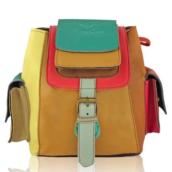 Tawny Cuero Ladies Back-Pack Multi Colour Bag