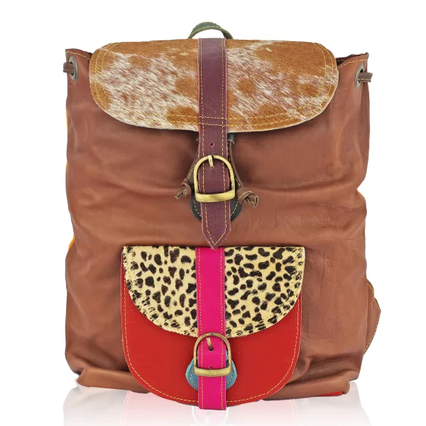 Tawny Cuero Ladies Back-Pack Multi Colour Bag