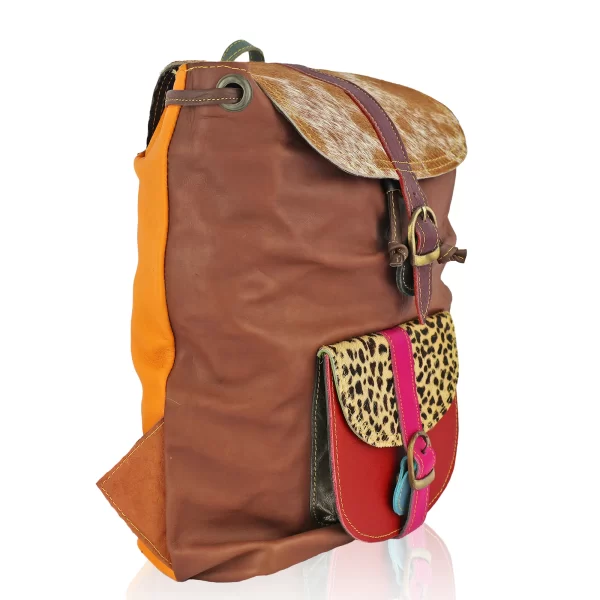 Tawny Cuero Ladies Back-Pack Multi Colour Bag