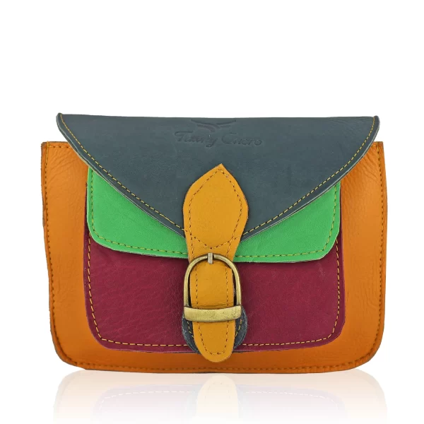 Tawny Cuero Ladies Sling Multi Colour Bag