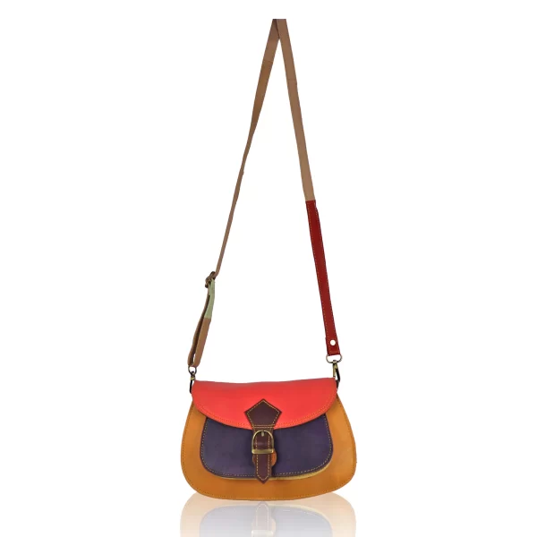 Tawny Cuero Ladies Sling Multi Colour Bag