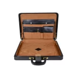 Tawny Cuero Black Briefcase
