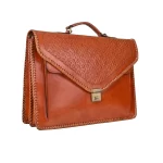 Tawny Cuero Tan Briefcase
