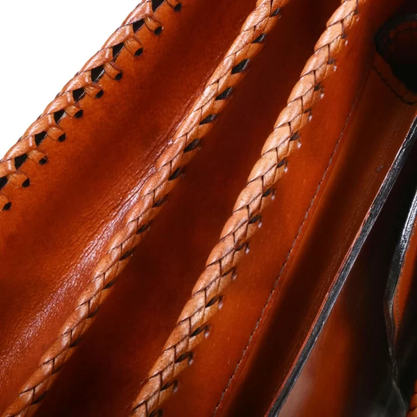 Tawny Cuero Tan Briefcase