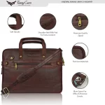 Tawny Cuero Brown Laptop Bag