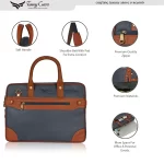 Tawny Cuero Blue Laptop Bag