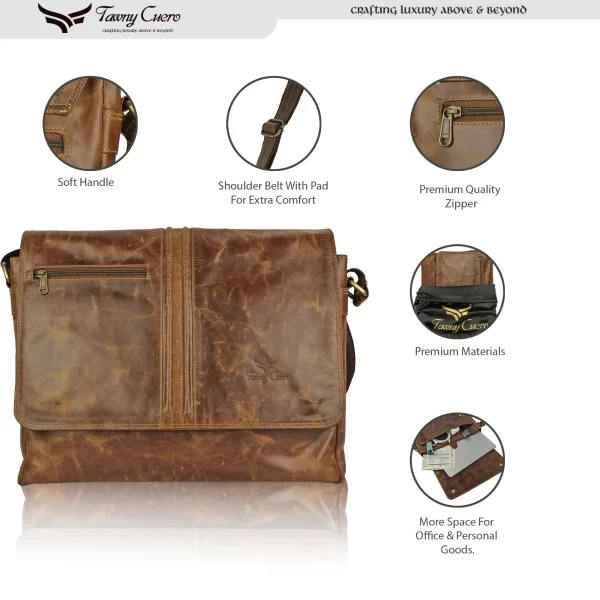 Tawny Cuero Crunch Laptop Bag