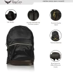 Tawny Cuero Black Back-Pack Bag