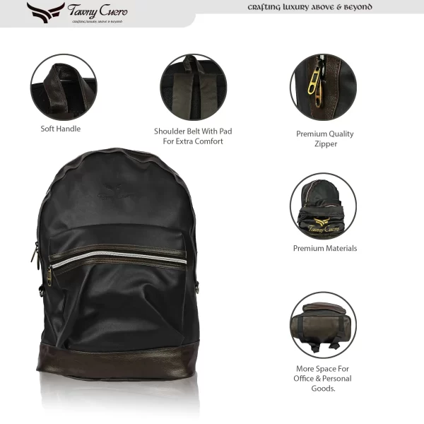 Tawny Cuero Black Back-Pack Bag
