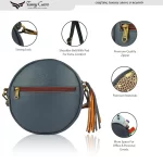 Tawny Cuero Ladies Sling Multi Colour Bag