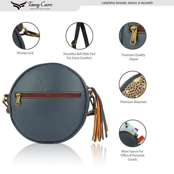 Tawny Cuero Ladies Sling Multi Colour Bag