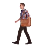 Tawny Cuero Brown Laptop Bag