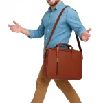 Tawny Cuero Brown Laptop Bag