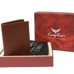 Tawny Cuero Tri-Fold Brown Men Wallet