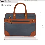 Tawny Cuero Blue Laptop Bag