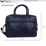 Tawny Cuero Blue Laptop Bag